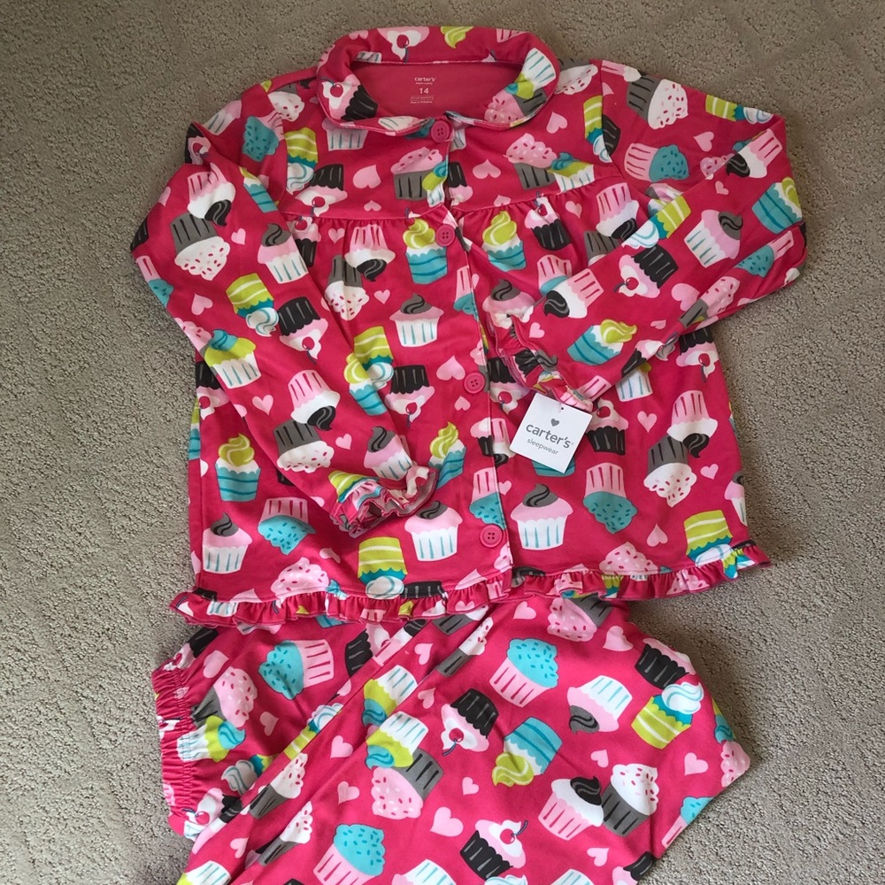 Girls Carters Pajamas Set - size 14